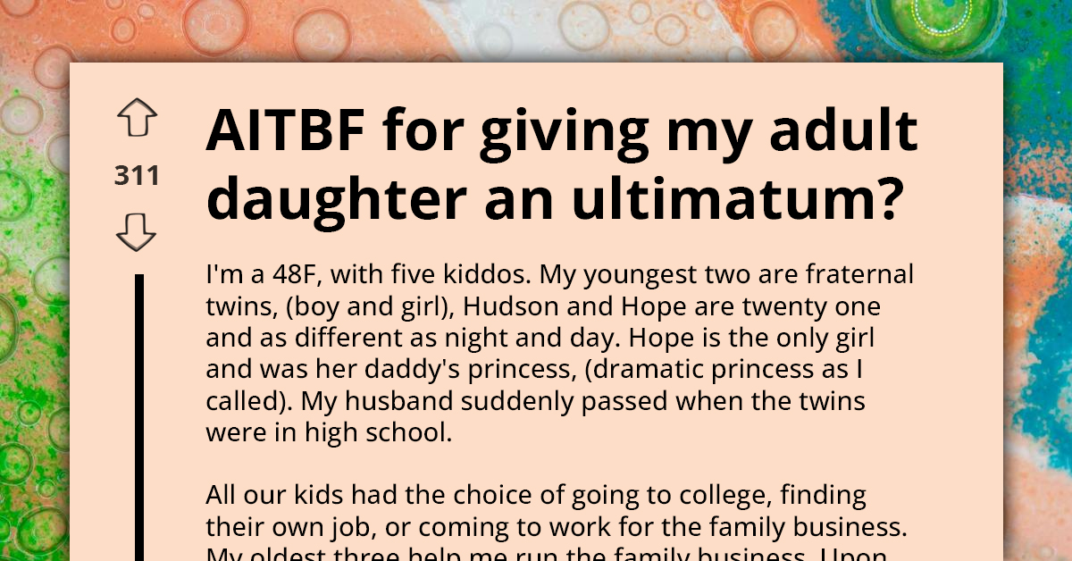 Daughter Claims Mom Favors Successful Brothers, Faces Ultimatum to Earn Cosmetology License or Move Out