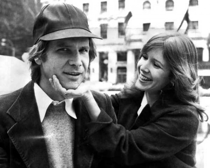 4. Carrie Fisher & Harrison Ford