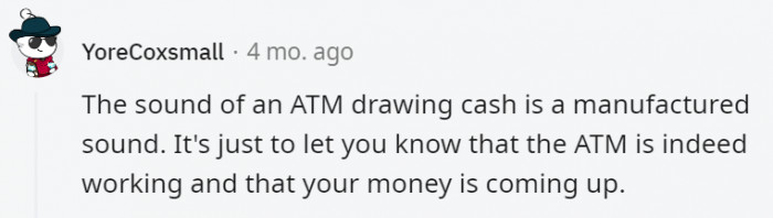 1. ATM creators understood people's anxiety