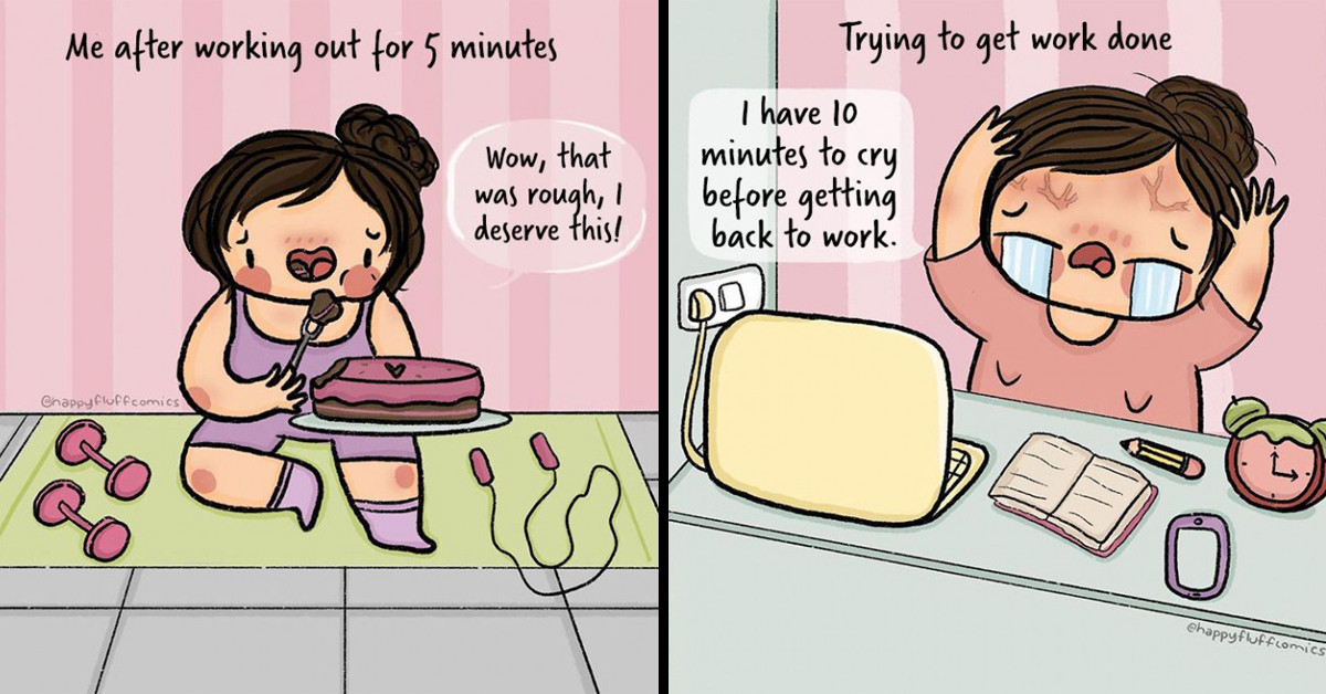 Artist Illustrates Funny Comics About Women's Daily Challenges, And Here Are 21 Of The Most Relatable Ones