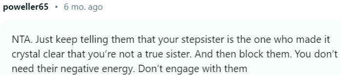 You don’t need their negative energy