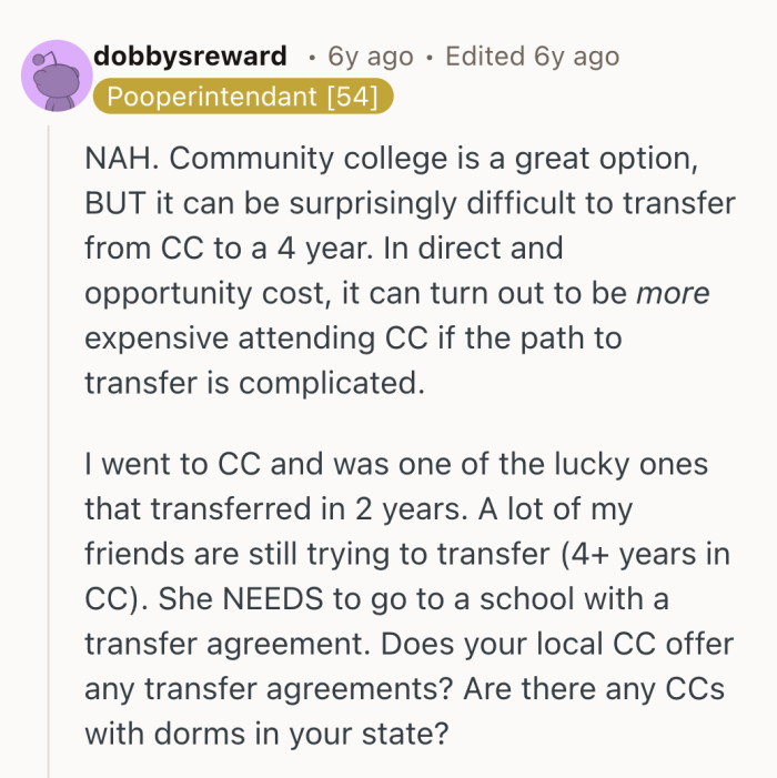 Community college is not a magic budget fix if the transfer path is a maze.