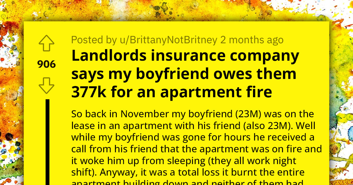 Struggling Couple Cry Out After Getting Slammed With A $377k Insurance Bill For An Accidental Apartment Fire