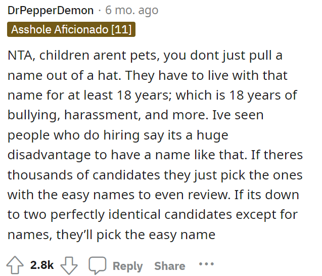 It seems that many people agreed with OP, and they felt that the name was bad and would cause issues for the child going forward.