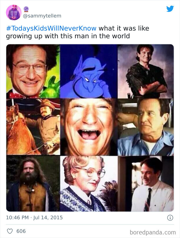 2. Today's kids will never know