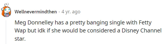 Meg Donnelly's hit single with Fetty Wap is turning heads, even if her Disney Channel status is up for debate.