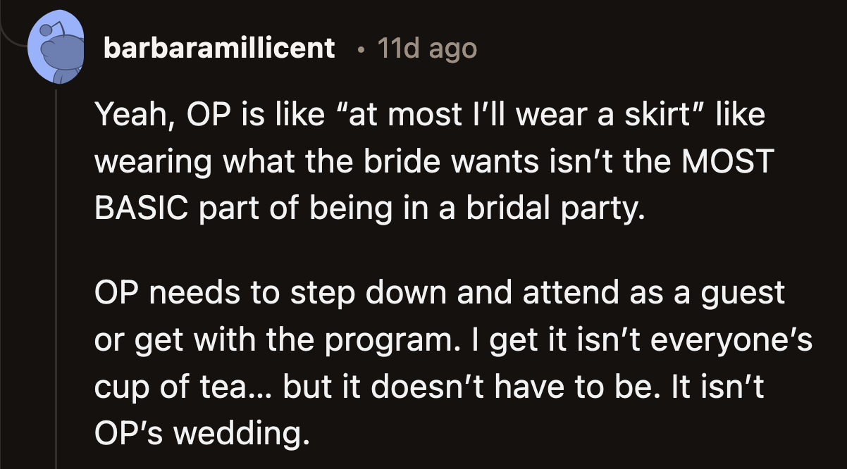 Whatever OP ends up deciding, she needs to apologize for insulting Jade.