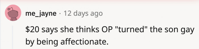 It might have been on her mind even if she didn't say it