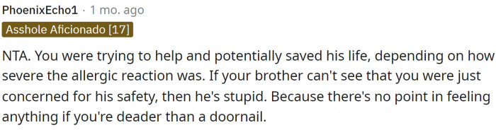 She did the right thing by trying to save him and get medical attention, as it could have ended much worse if she hadn't.