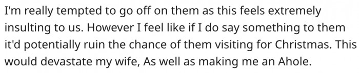 He wants to voice his concerns, but here's what Reddit thinks.