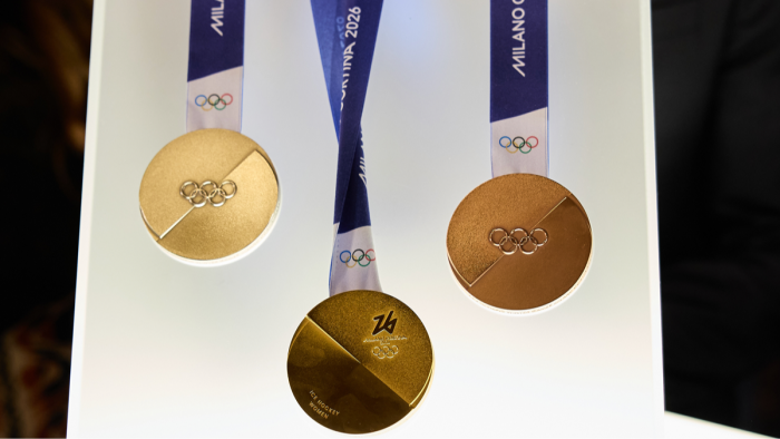 Silver medal bars and rising silver prices, tied to Olympic medal value
