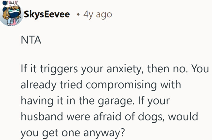 Swap spider for dog and suddenly the logic clicks into place.