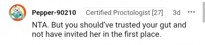 You should have trusted your gut