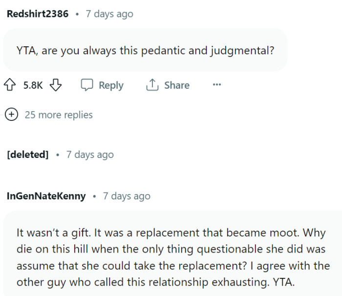 Pedantic and judgmental - just nice words for exhausting.
