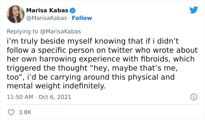 Following a specific person triggered the thought