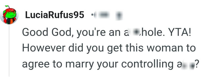 This Redditor happens to be very mad at the OP