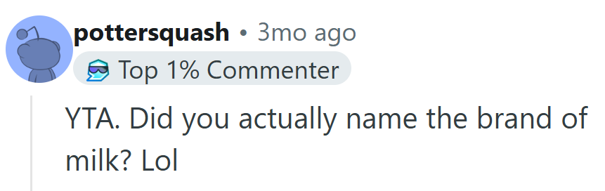 It’s One Thing to Vent — It’s Another to Drop a Milk Label Mid-Sympathy Chat.