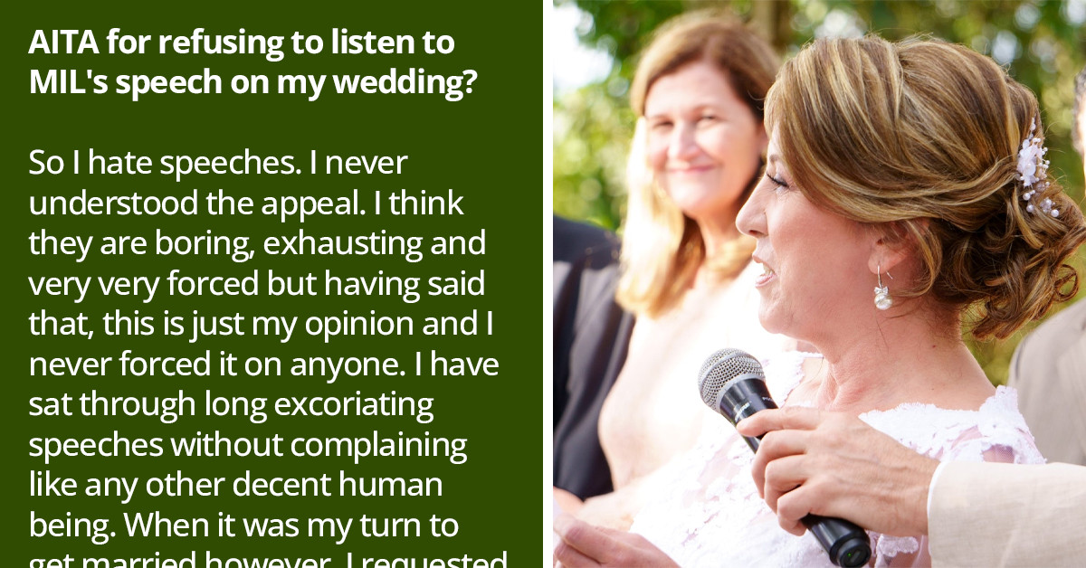 Bride Gets Ripped On Reddit For Speaking Over Her MIL's "Forbidden" Speech At Her Wedding