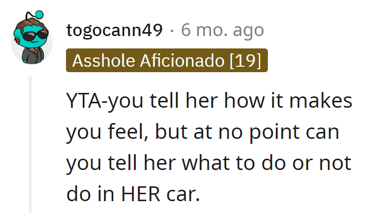 It's hers, after all!