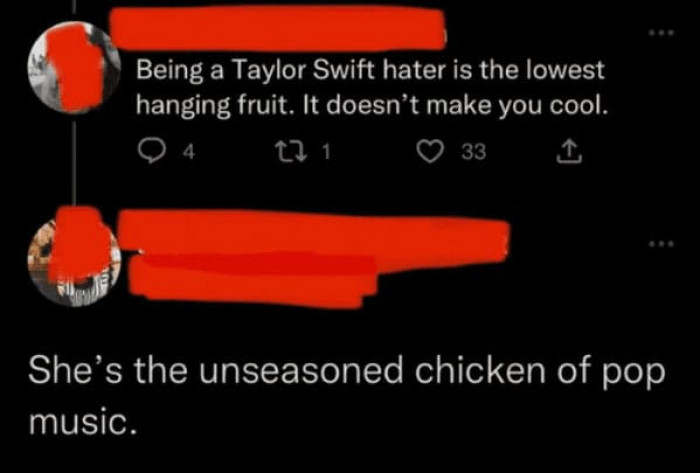 19. Being a Taylor Swift hater
