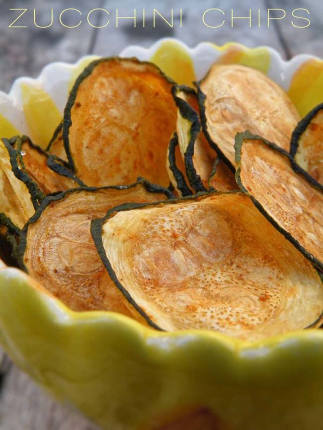 4. Baked Zucchini Chips: Your garden’s undercover snack at your service!