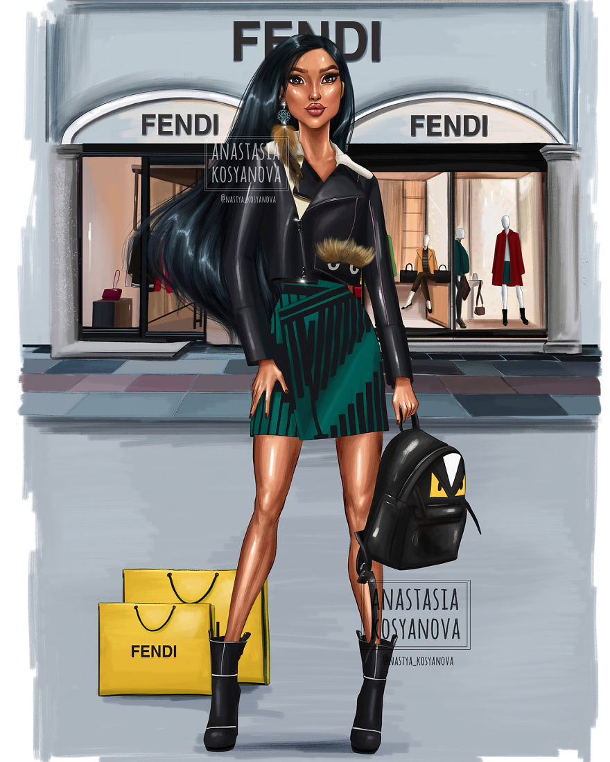 12. Pocahontas - Fendi