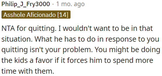 It's not OP's responsibility how he handles it.