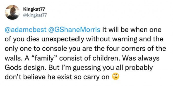 Some people who agreed with Morris's line on thought came out of the woodwork to support his claims
