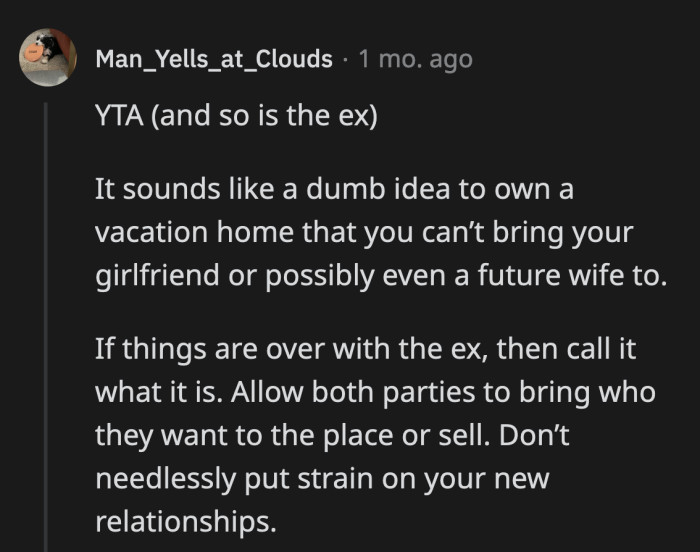 OP can't have his cake and eat it too