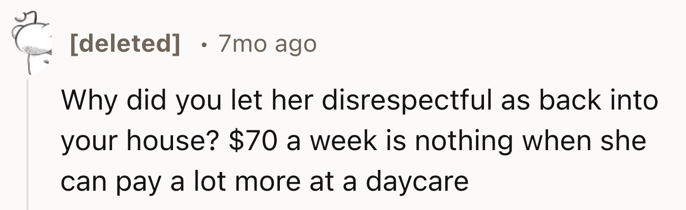 $70 a Week Is Nothing