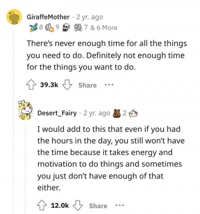 #10 Fitting all the things to be done in a day is never enough.