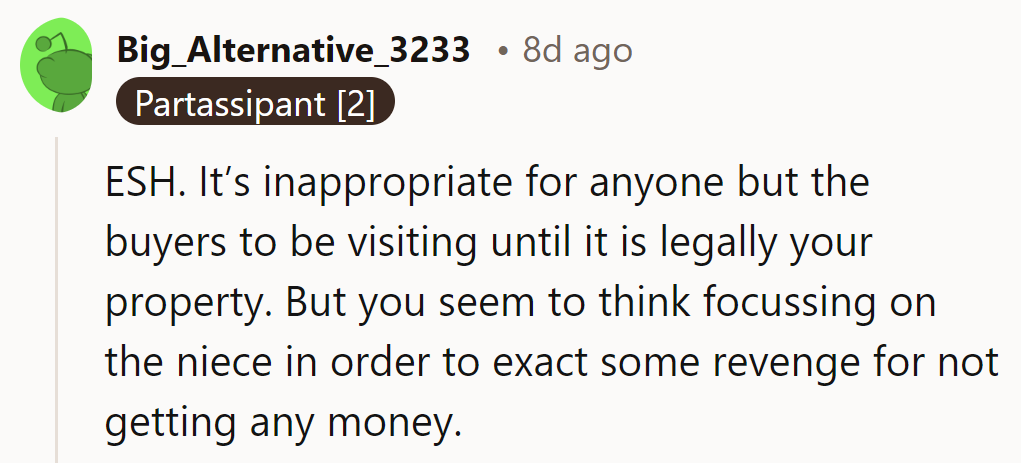 House rules for everyone; revenge-free zone.