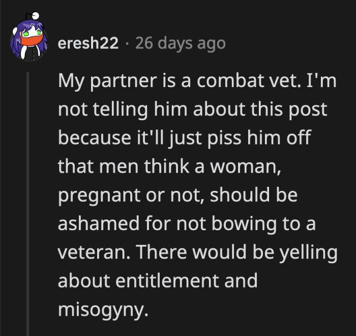 Upstanding people do not call other people names over a parking spot they feel is their god-given right