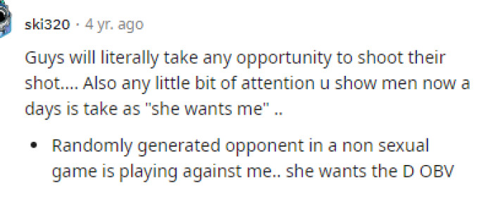 It's actually quite sad because we're not sure why they have to jump on every chance they get.