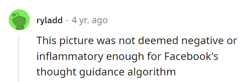 Facebook's thought guidance algorithm: Where logic takes a backseat and memes are king.