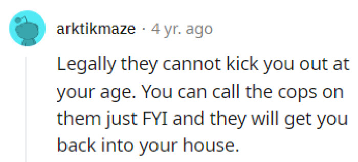 Call the cops on them