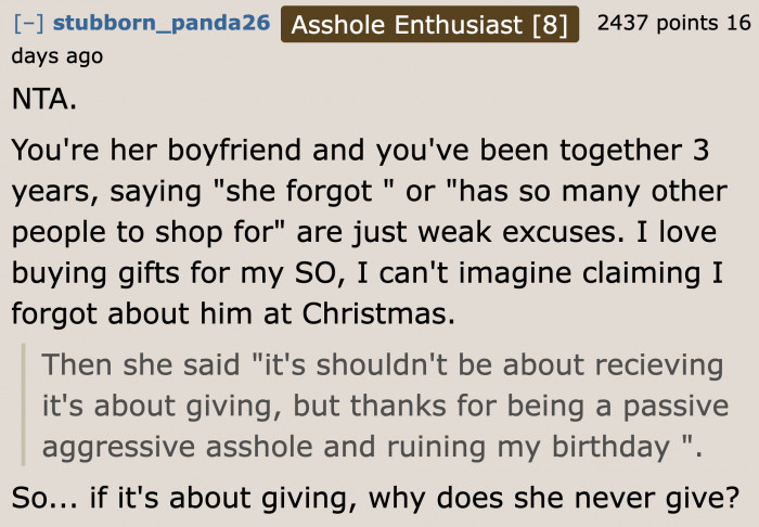 It's simply impossible to forget to buy a gift for an SO, especially during birthdays and the holidays.