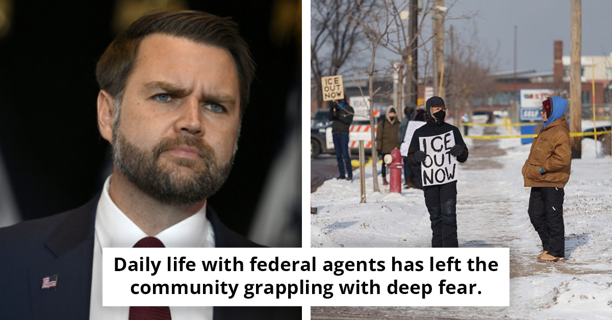 JD Vance addresses the situation following the detention of a 5-year-old boy by ICE in Minneapolis as he returned home from preschool.