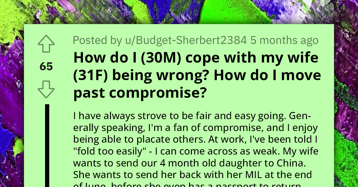 Man Battles It Out With Wife Over Her Insistence To Send Their 4-Month-Old To China, As She Believes They Work Too Hard To Cater To A Baby