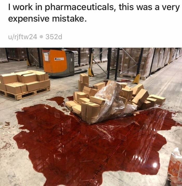13. That isn't blood, but it might as well have been, given how expensive pharmaceutical ingredients are