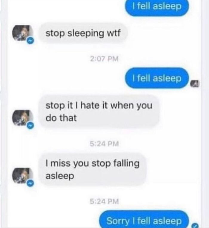 6. Just a sleepy lil' person.