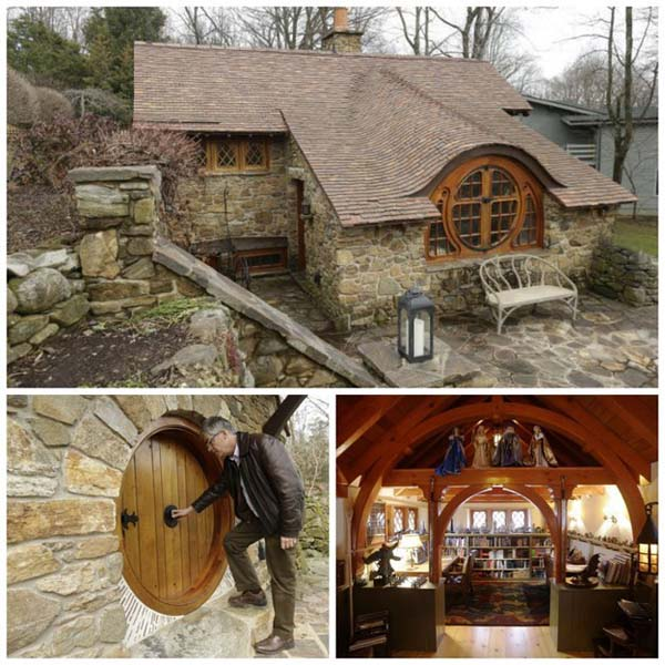 4. The Hobbit Hideaway: Peter Archer crafted this Tolkien tribute for a fan. It’s so inviting, you'll never want to leave the Shire.
