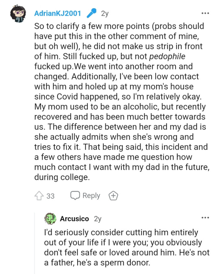 The OP also went ahead to clarify a few points, and here they are