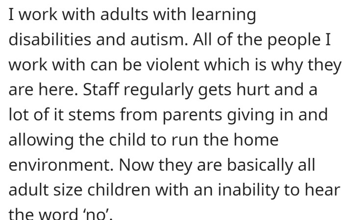 Even kids with disabilities need to learn the meaning of the word 