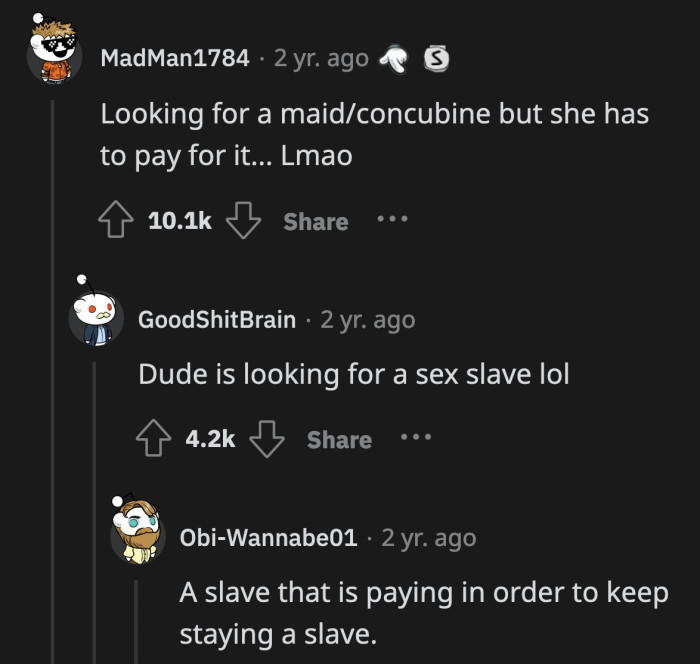 Danger is all but certain if you take up Owen on his offer