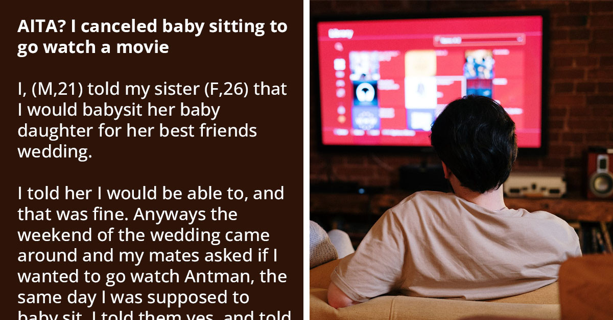Brother Offers to Watch His Niece, but Bails Out to Go Watch a Movie with His Friends