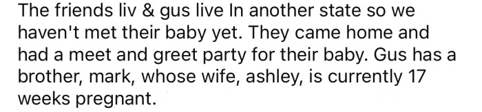 Some friends of theirs, Liv and Gus, also had a baby six months ago, and because they live interstate, they decided to have a 