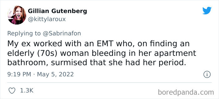 34. The cluelessness...