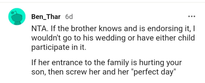 This Redditor would not go to his wedding