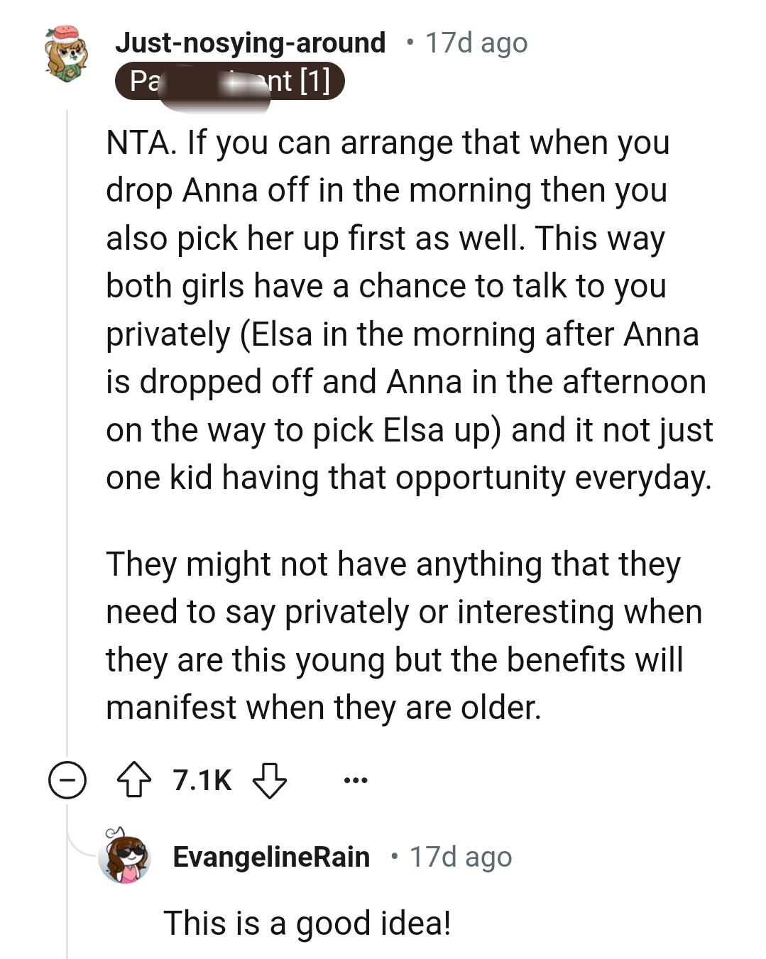 They might not have anything they need to say